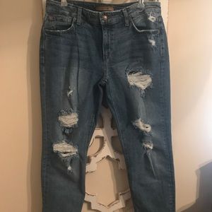 Joes Jeans - Destructed Billie Slim Boyfriend Crop